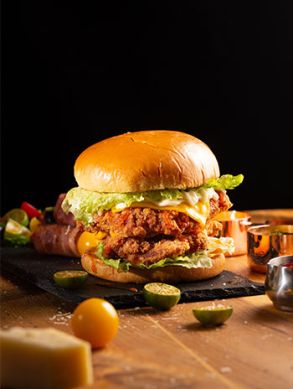 双层鸡肉堡-曼普顿加盟